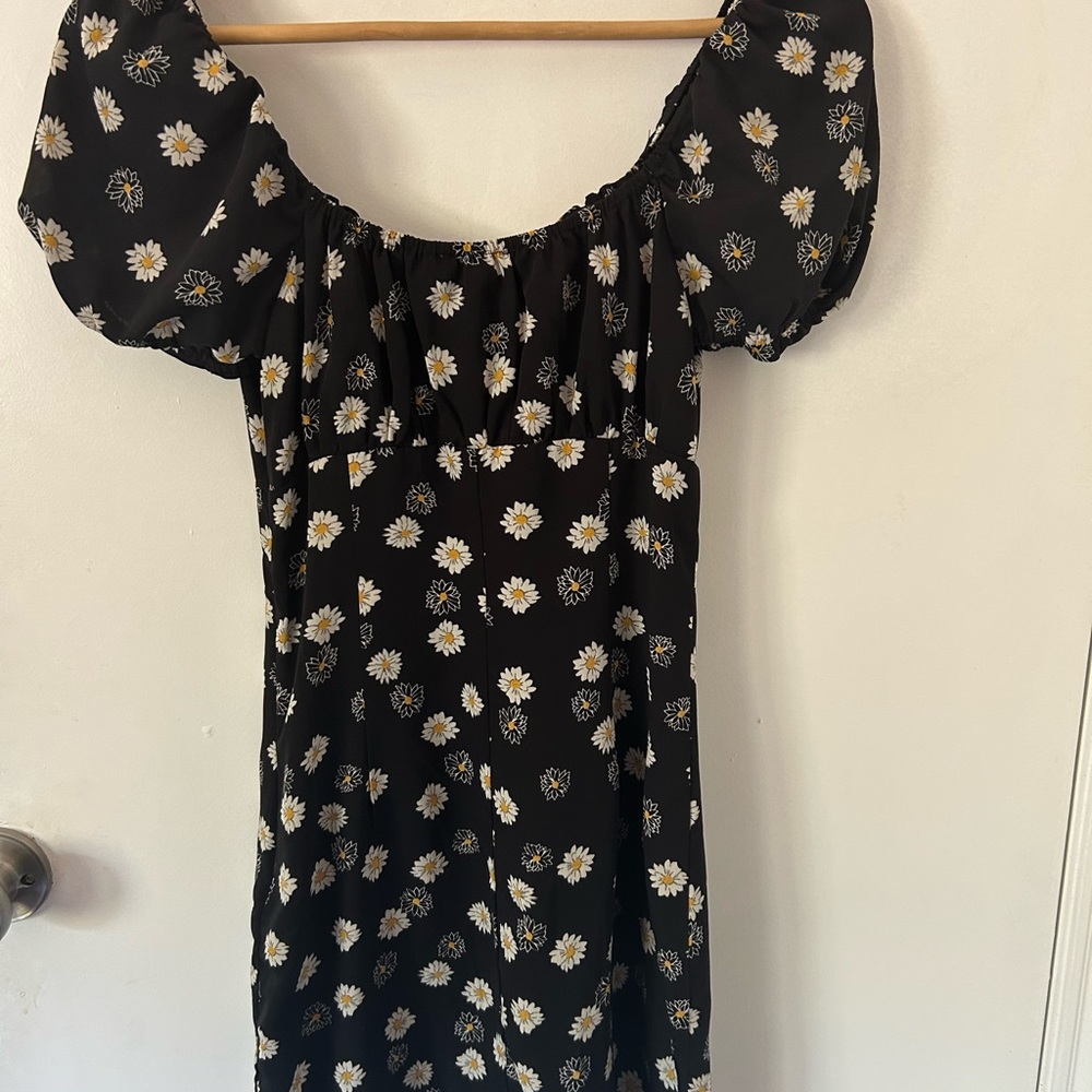 Nordstrom BP Daisy Mini Puff Sleeve Dress